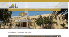 Desktop Screenshot of masjidulquds.com