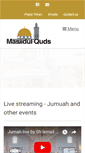 Mobile Screenshot of masjidulquds.com
